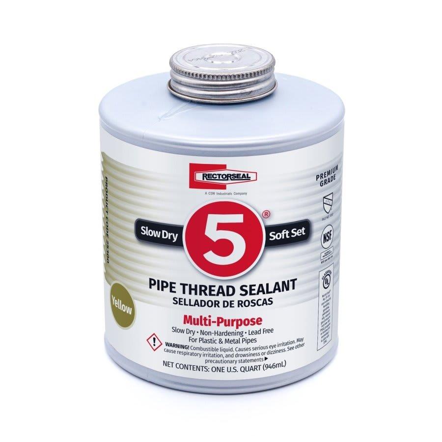 No. 5® Premium Multi-Purpose Pipe Thread Sealant, 1 qt Can, Paste, Yellow - yfaxgrbpm1a4rrgc9nuk@2x.jpg