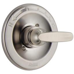 Foundations 1-Handle Wall-Mount Valve Trim Kit in Stainless (Valve Not Included) - yfijhqb0bphqkdzrms49@2x.jpg