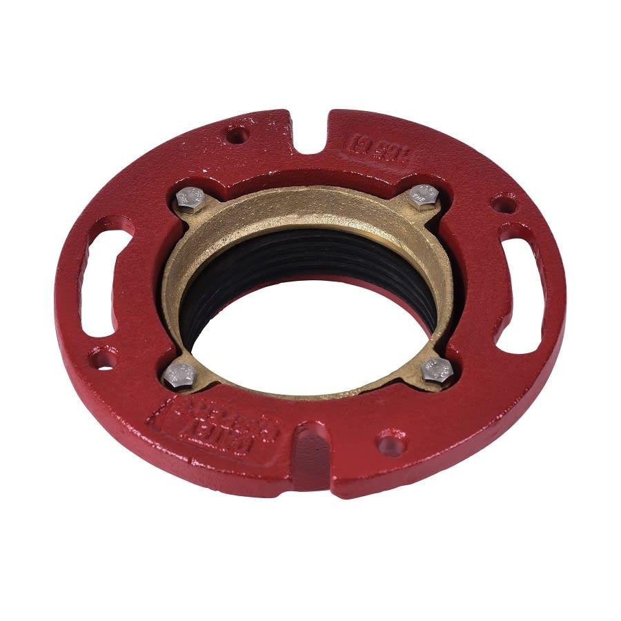 Closet Flange, 3 in, No Caulk, 6-15/16 in OD, Cast Iron, Red - yfjdwtplatvwrjukibaj@2x.jpg