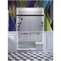 Revel 76â High x 59-5/8" Wide Sliding Shower Door with Crystal Clear Glass, Towel Bar and CleanCoat Technology - yfv7lsc1dqskqxfcocfp_x500.jpg