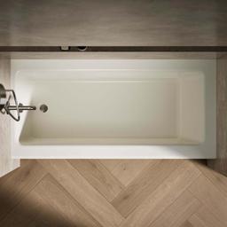 Bellwether Bath Tub 66" L x 32" W Cast Iron Soaking for Three Wall Alcove Installations with Integral Apron and Left Drain - yfxhg7gaoonz3ubpxdje@2x.jpg
