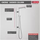 Emerge 26" Angular Shower Column with Hose and Integrated Diverter - Less Shower Head and Hand Shower - ygupreyeywwncadimwzs@2x.jpg