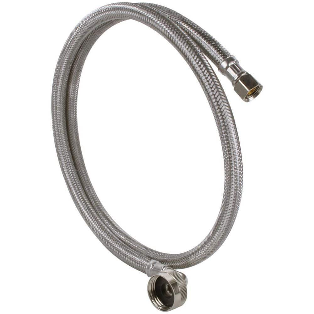 6 ft. Braided Stainless Steel Dishwasher Connector with Elbow - yhmauypteuyd4xhefpjb@2x.jpg