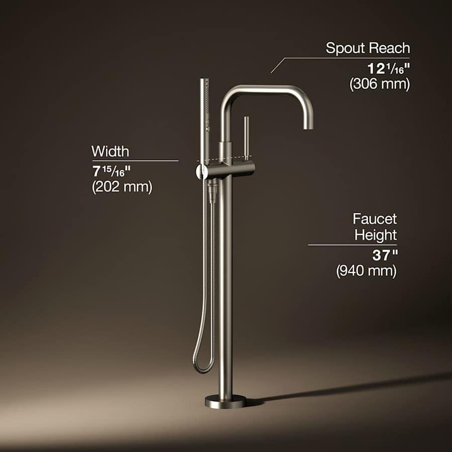 Purist Floor Mounted Tub Filler with Built-In Diverter - Includes Hand Shower - yhruw89vvtyls5z5xisr@2x.jpg