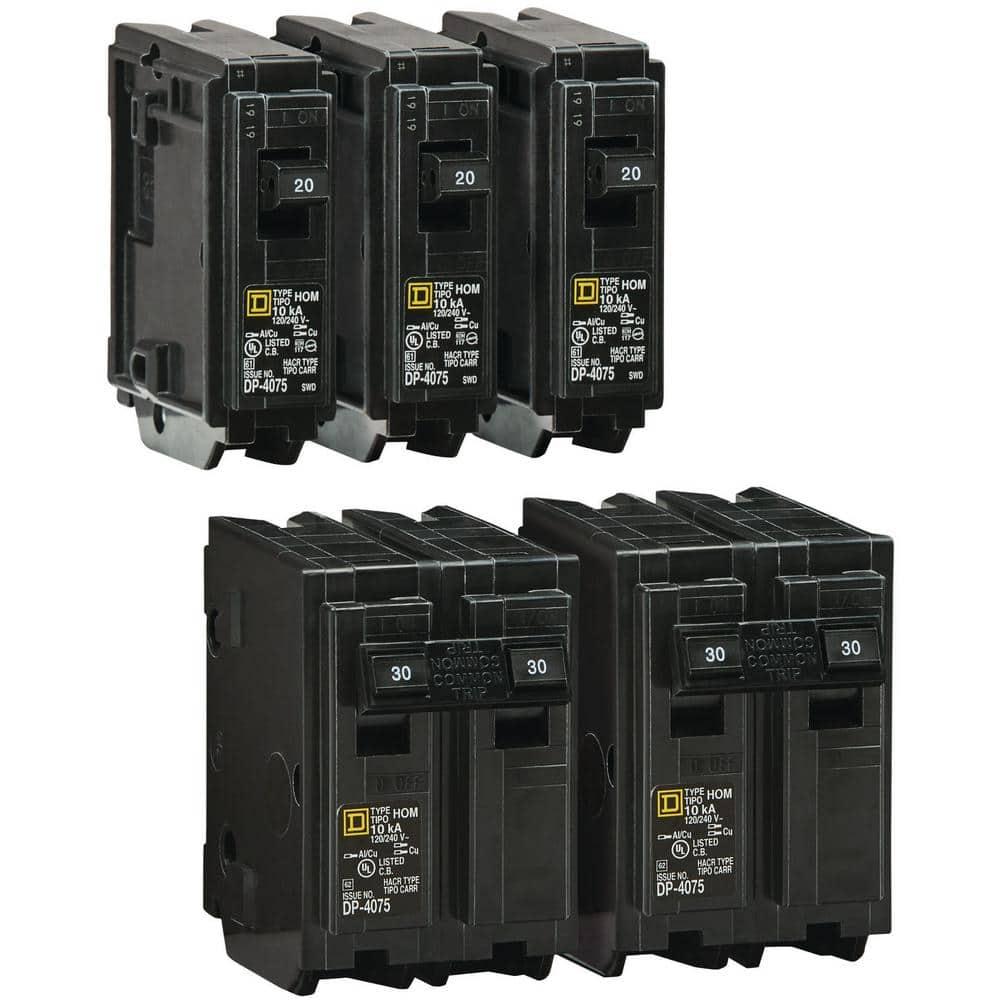 Homeline 200 Amp 30-Space 60-Circuit Indoor Main Breaker Plug-On Neutral Load Center with Cover(HOM3060M200PCVP) - yiaainxyyniaeurcf6fn@2x.jpg