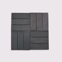 Celine 2" x 6" Matte Porcelain Floor and Wall Tile in Black - yiapsrmljz8soor2ug68@2x.jpg
