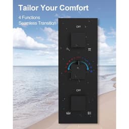 GRANDJOY ZenithRain Thermostatic Dual Showers 8-spray 12 in. Shower System with Hand Shower in Matte Black Valve Included SGF10GJ-17-BL12 - ykj9r9fsj5wicvolduzn@2x.jpg
