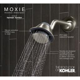 Moxie 1.75 GPM Single Function Shower Head with Bluetooth Technology - ykuntmudssbilx6athje@2x.jpg