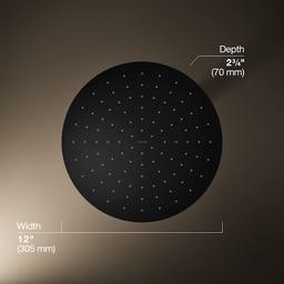 Contemporary Round 12" Single Function 2.5 GPM Rainhead with MasterClean Sprayface and Katalyst Air-Induction Technology - ym7xvqbb0bacxntd2it5@2x.jpg