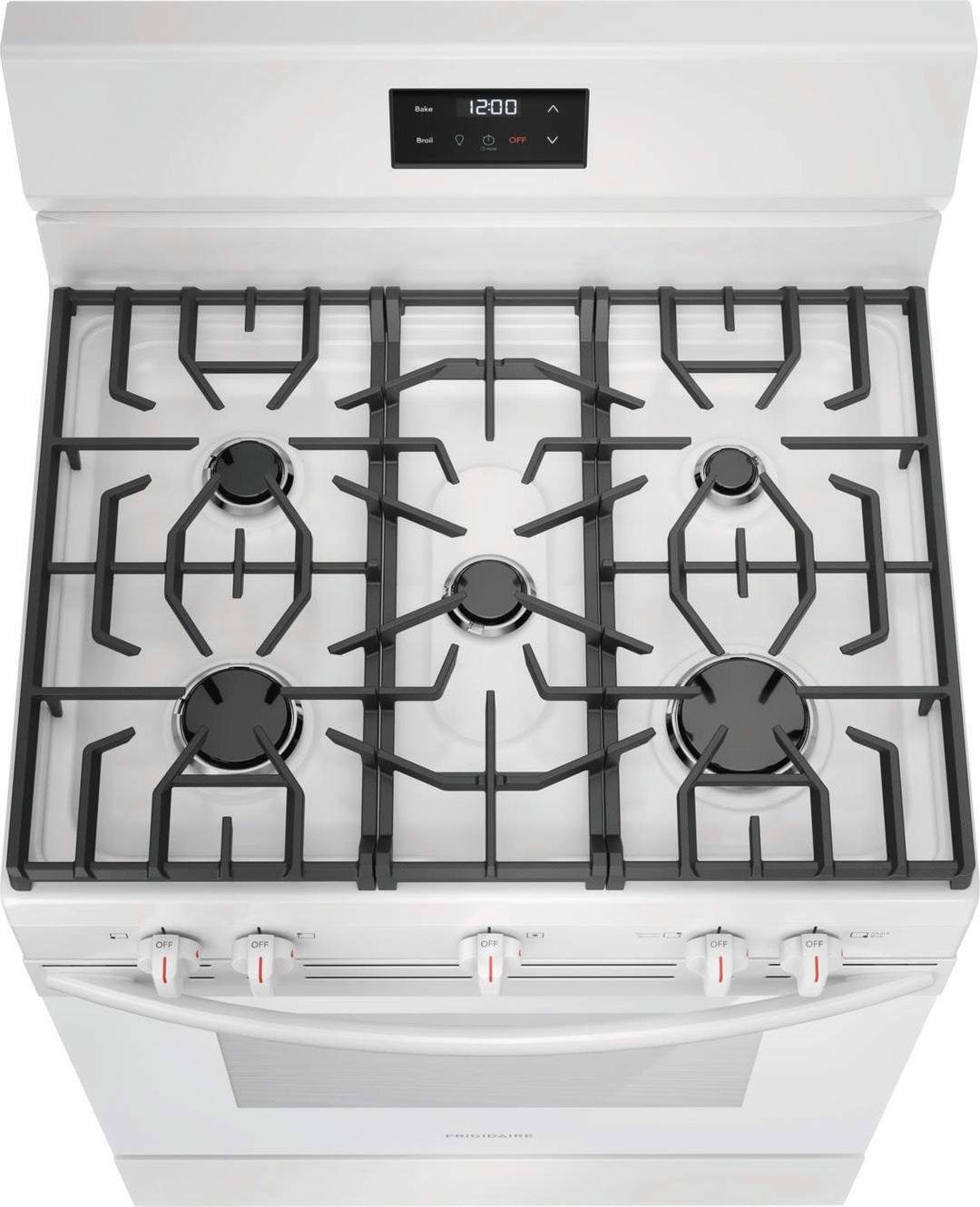 Frigidaire 30 in. 5.0 cu. ft. 5-Burner Gas Range with Manual Clean in White - ymtntegg2xeqgdgeh6ao@2x.jpg