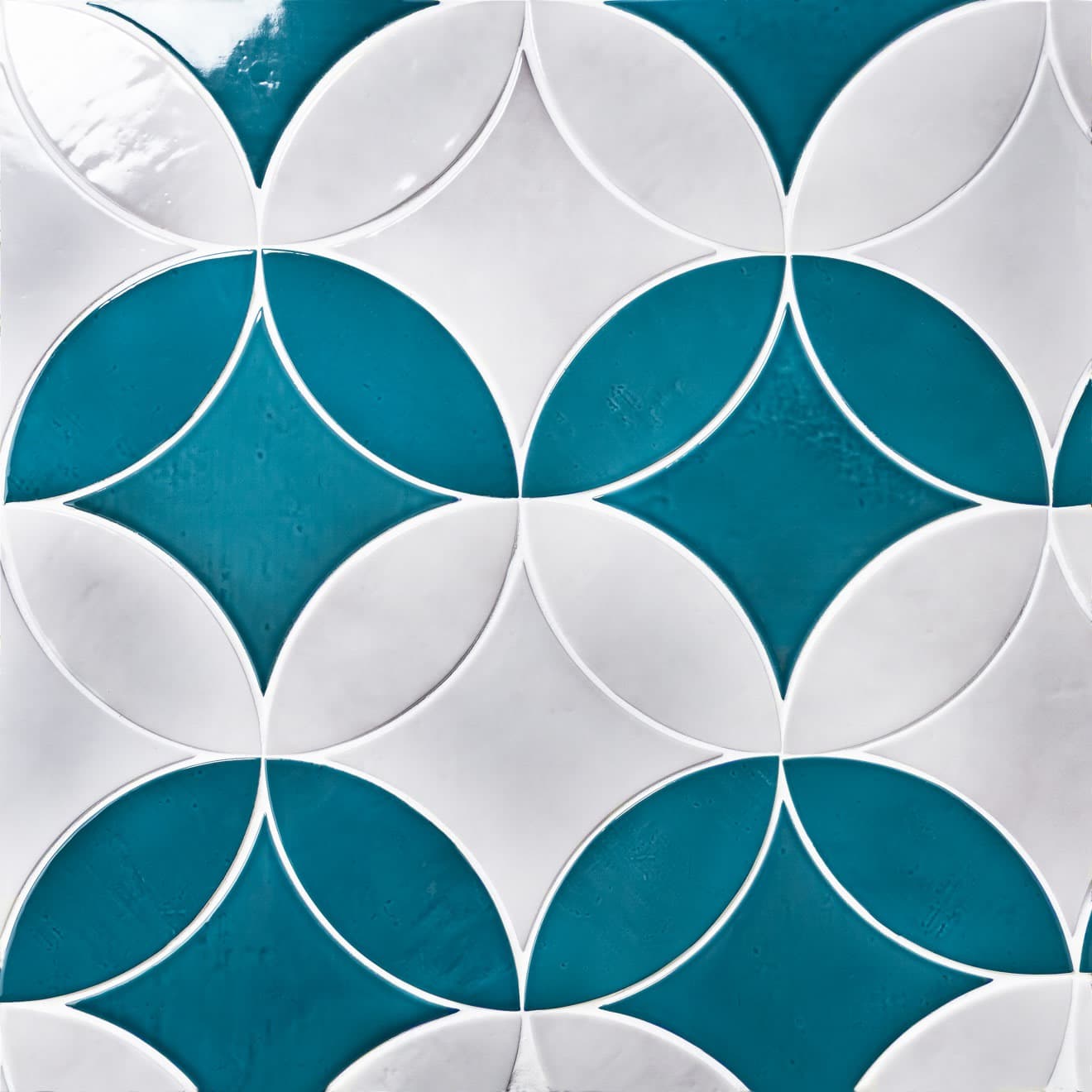 Legacy 6.5" x 6.5" Glossy Kite Porcelain Tile in Aquamarine - ynmksffkus5r3hwkcayt@2x.jpg