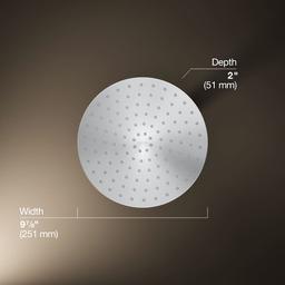 Awaken Round 10" Single Function 1.75 GPM Rainhead with MasterClean Sprayface - yo84okdmxzmjco2hw41s@2x.jpg