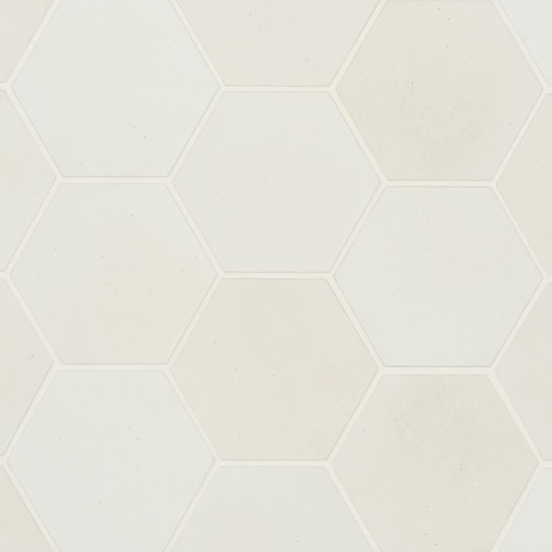 Celine 4" Hexagon Matte Porcelain Floor and Wall Tile in Blue - yowwx5qe4oo6layhpphh@2x.jpg