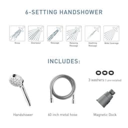 MOEN Attract 6-Spray Wall Mount Handheld Shower Head 1.75 GPM in Chrome 26000 - ypr8ihlr9uiypogkj05g@2x.jpg