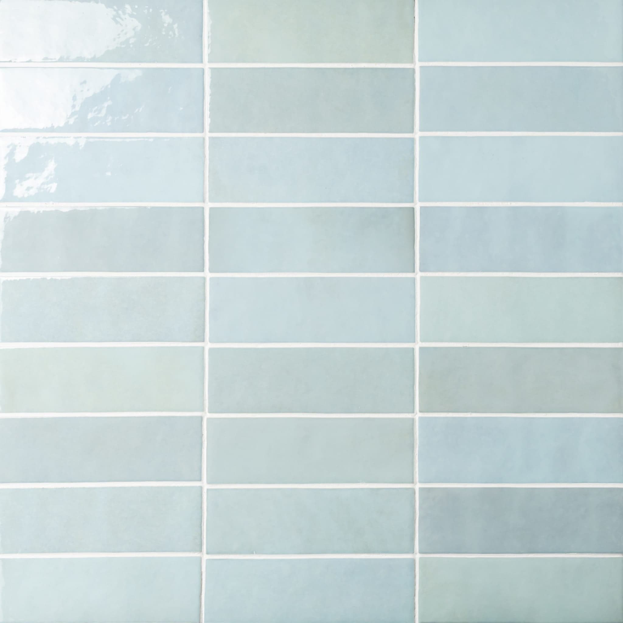 Cloé 2.5X8 Glossy Ceramic Tile in Baby Blue