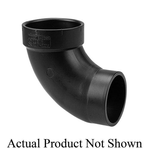 DWV Street 90 deg Elbow, 6 in, Spigot x Hub, ABS - ysk1jqts9mygfw2tas9h_x500.jpg