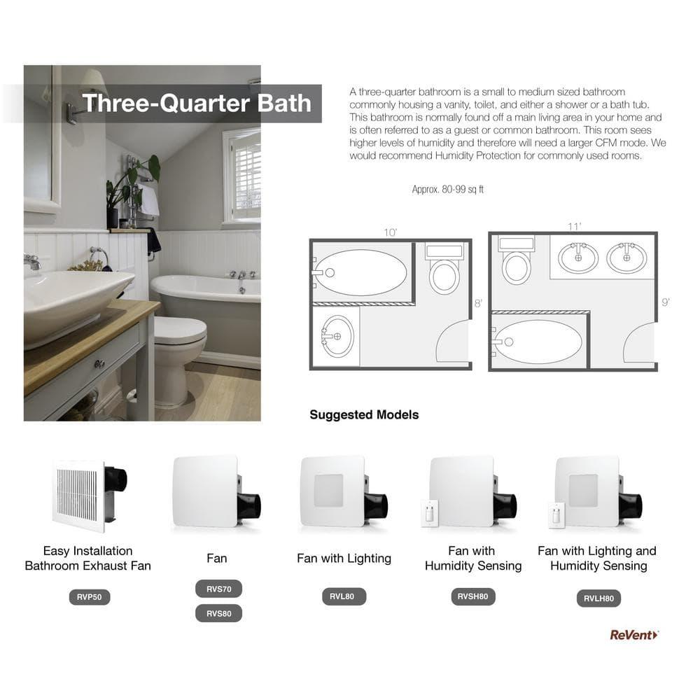 80 CFM Ceiling/Wall Mount Easy Roomside Installation Bathroom/Bath Exhaust Fan with Adjustable LED Lighting, ENERGY STAR - yskuxozx3pfcpvppstno@2x.jpg