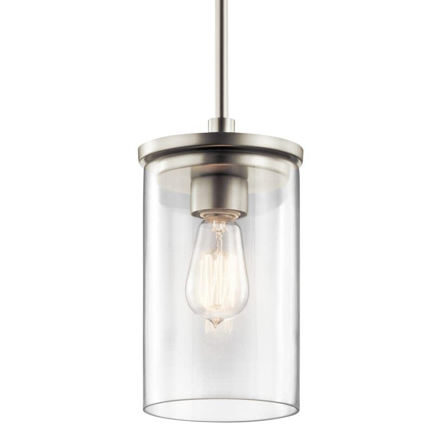 Crosby Single Light 6" Wide Mini Pendant with Clear Glass Shade - yspr6srmvnbnr0rpprot@2x.jpg