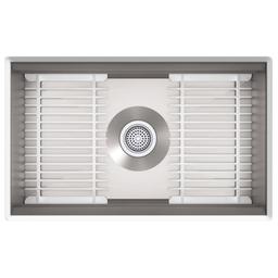 Prolific 29" Undermount Stainless Steel Single Basin Kitchen Sink with SilentShield Technology, Bamboo Cutting Board, 2 Multipurpose Racks, Colander, and Washbin - yssmjhgr3u00urwujzhg@2x.jpg