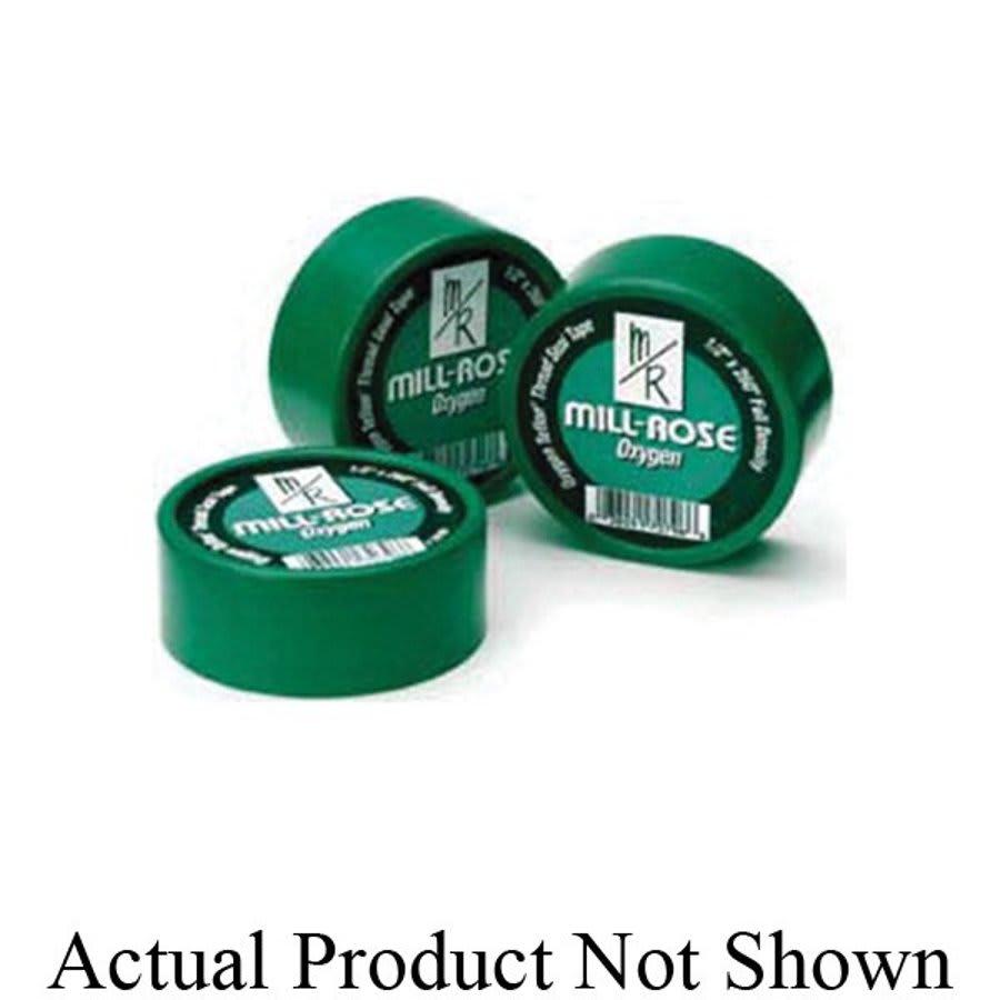 Oxygen Teflon Tape, 1/2 in W, 260 in L, Green