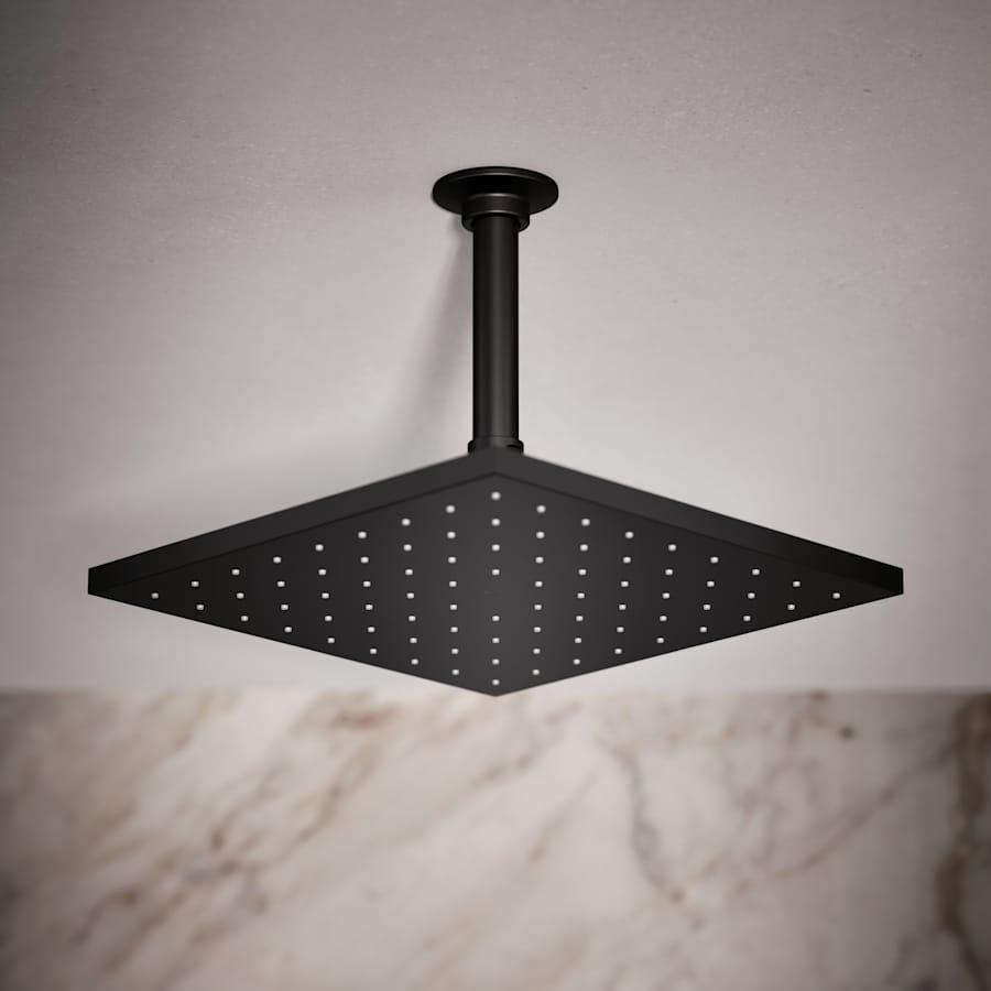 Radiant Contemporary Square 10" Single Function 2.5 GPM Rainhead with MasterClean Sprayface and Katalyst Air-Induction Technology - ytzpzwnfqxauf8owwaiy@2x.jpg