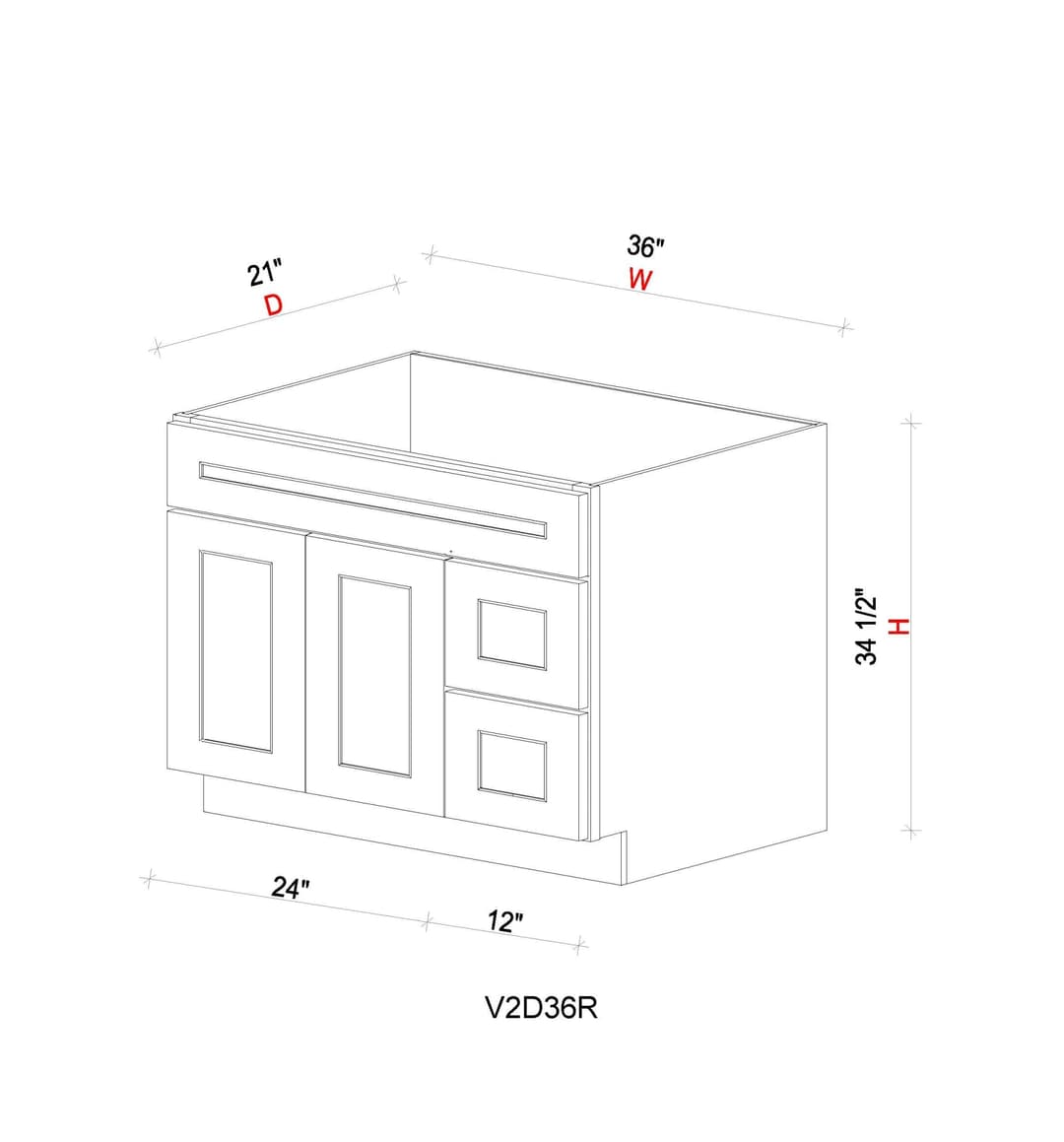 Vanity Sink Base Cabinet with Drawers Right - 36"W * 34- 1/2"H * 21"D - yunfscxpgqonl8cgzpet@2x.jpg