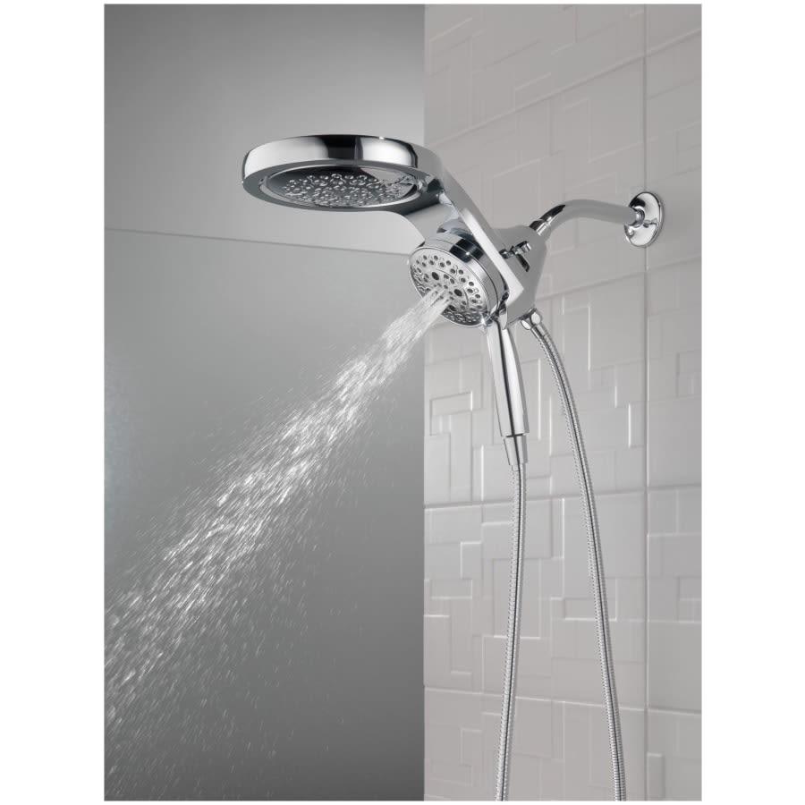 Universal Showering Round 2.5 GPM Multi Function 2-in1 In2ition Shower Head and Hand Shower with Touch Clean, H2Okinetic and MagnaTite Technology - yw4nznrklrnbl9d6rjrw@2x.jpg