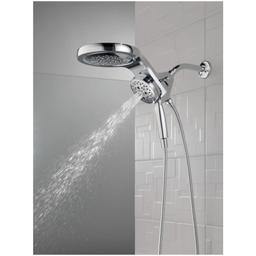 Universal Showering Round 2.5 GPM Multi Function 2-in1 In2ition Shower Head and Hand Shower with Touch Clean, H2Okinetic and MagnaTite Technology - yw4nznrklrnbl9d6rjrw@2x.jpg