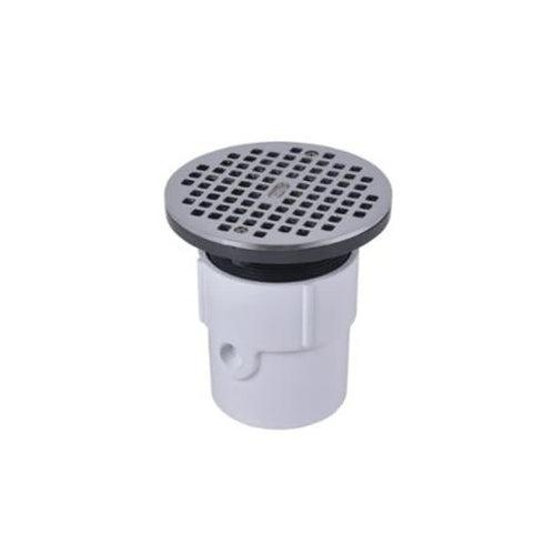 72000 Floor Drain, 3 or 4 in Outlet, Socket, 6 in Round Polished Chrome Top - yw7xx5qxf1zx6rdhjff7_x500.jpg