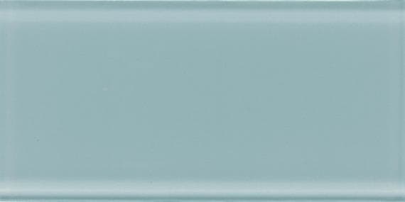 Color Wave Whisper Green Straight Joint 1X1 Glass