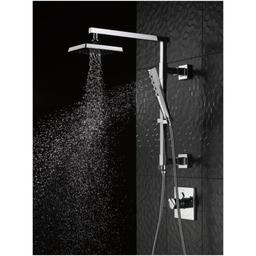 Universal Showering 7-5/8" Square 1.75 GPM Shower Head Full Spray Pattern with Touch Clean and H2Okinetic Technology - yy5mkdcjdjpbfizdilyu@2x.jpg