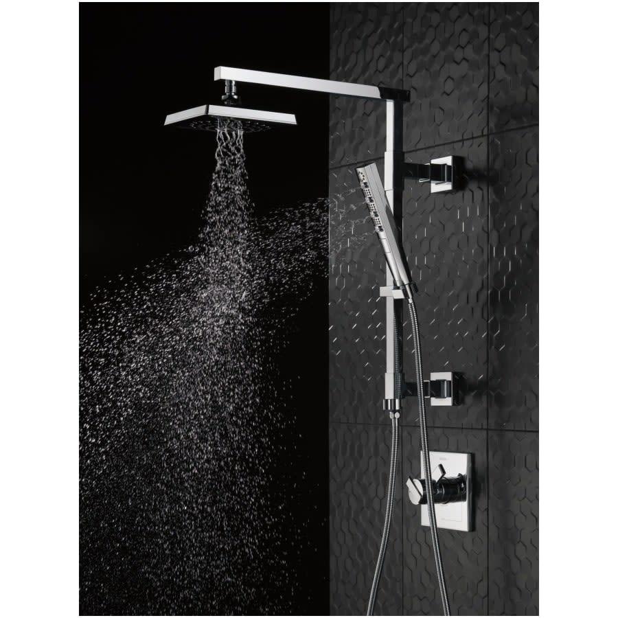 Universal Showering 7-5/8" Square 1.75 GPM Shower Head Full Spray Pattern with Touch Clean and H2Okinetic Technology - yy5mkdcjdjpbfizdilyu@2x.jpg