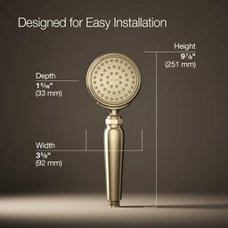 Artifacts 1.75 GPM Single Function Hand Shower with MasterClean Sprayface - yyhav3rjvus718l2xtwz@2x.jpg