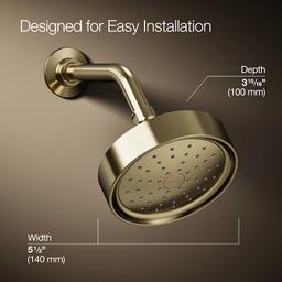Purist 2.5 GPM Single Function Shower Head with MasterClean and Katalyst Air-Induction Spray Technology - yyzivwi0snbqmrtymxlc@2x.jpg