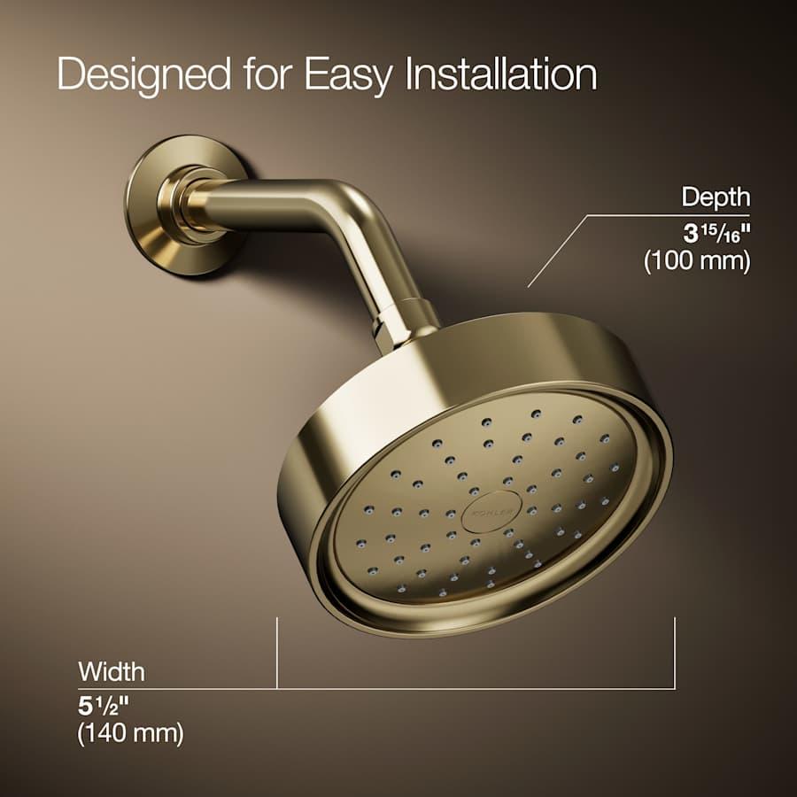 Purist 2.5 GPM Single Function Shower Head with MasterClean and Katalyst Air-Induction Spray Technology - yyzivwi0snbqmrtymxlc@2x.jpg
