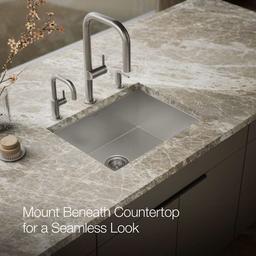 Vault 24" Undermount Single Basin Stainless Steel Kitchen Sink with SilentShield Technology - yzekkszluz0dl3atxtjl@2x.jpg