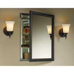 20" x 26" Single Door Reversible Hinge Framed Mirrored Medicine Cabinet with Oil Rubbed Bronze Finish - z1paxrl7eldvtocw2hzb@2x.jpg