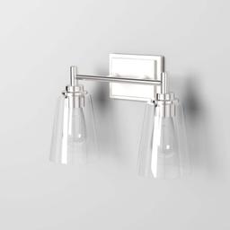 Wakefield 15 in. 2-Light Chrome Modern Vanity with Clear Glass Shades - z3izedoq0g2bkqarhvwd@2x.jpg
