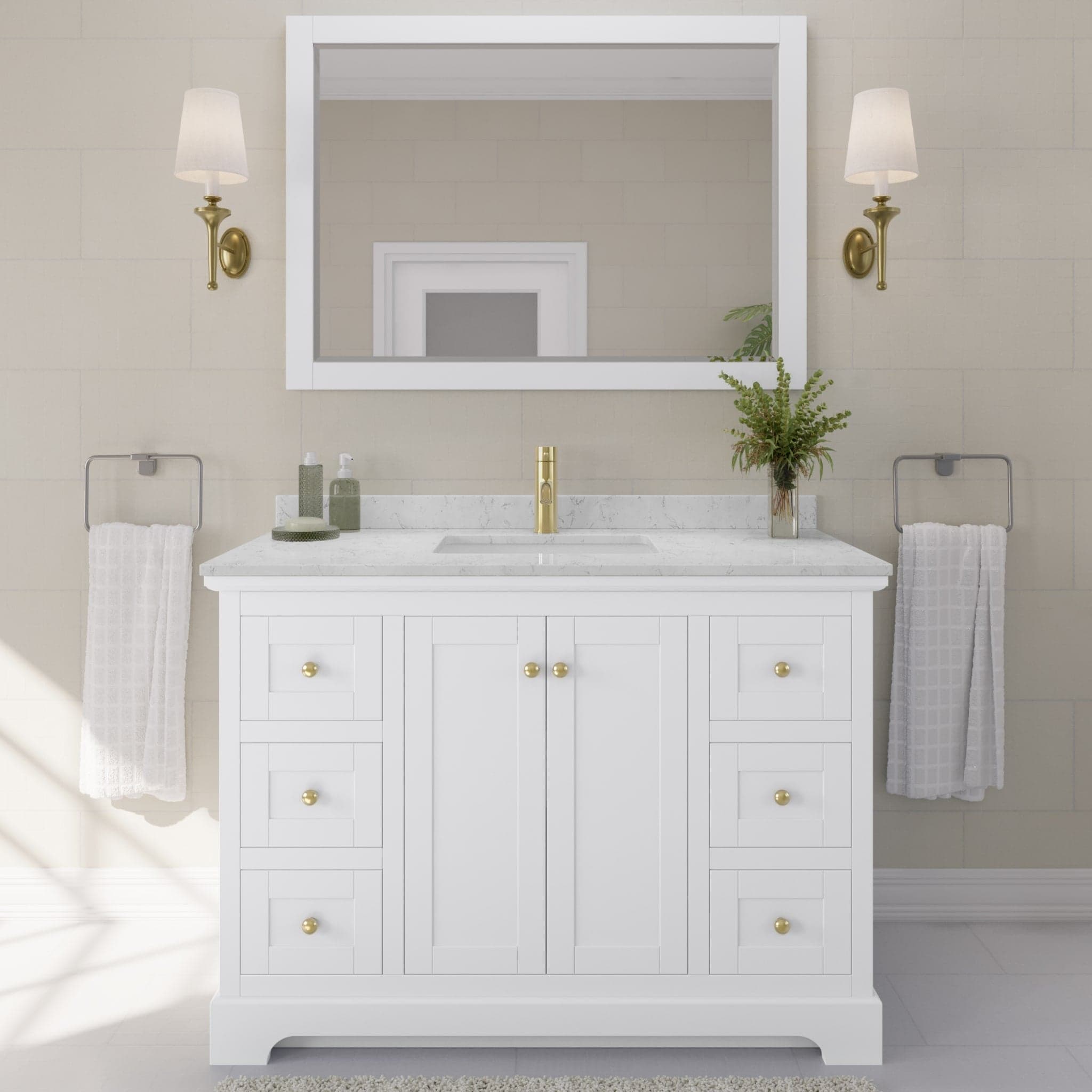 Avery Single Bathroom Vanity - 48W x 35H x 22D