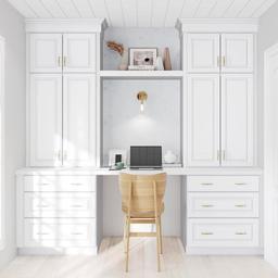 Hampton 30 in. W x 24 in. D x 34.5 in. H Assembled Base Kitchen Cabinet in Satin White with Drawer Glides - z6ipo2kfpoja1aiwbwnu@2x.jpg
