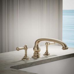 Artifacts Deck-Mount Bath Faucet Handle Trim with Lever Design - z9st3zadtbjr95t0sity@2x.jpg