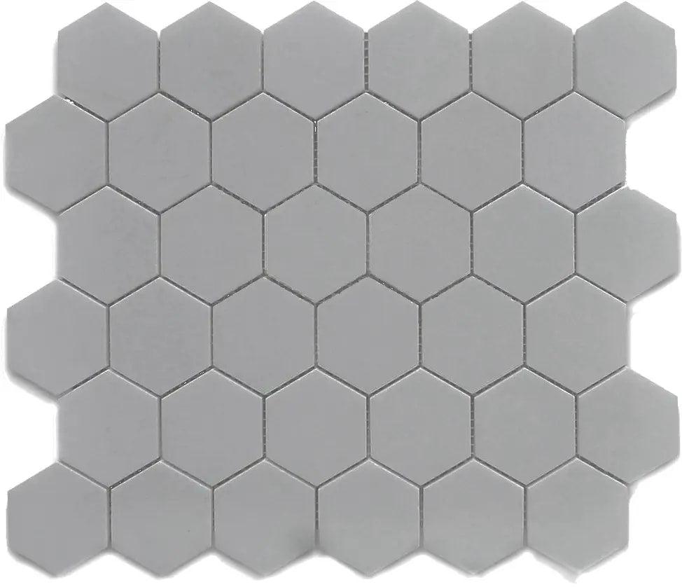 MG GRAY 12X12 MOS. HEXAGON 2X2