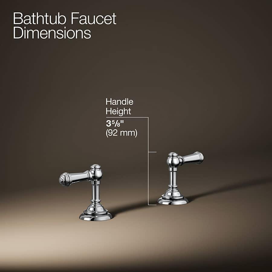 Artifacts Deck-Mount Bath Faucet Handle Trim with Lever Design - zalj0ydtf1gih4mkilws@2x.jpg