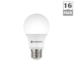 EcoSmart 60-Watt Equivalent A19 Dimmable Energy Star LED Light Bulb in Bright White (8-Pack) - zanl4q0d3uvzmghwfs3k@2x.jpg