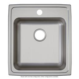 Lustertone™ Classic Single Bowl Kitchen Sink, Top Mount, ADA, 19-1/2 x 22 in, 5-3/8 in Bowl Depth, 3-Hole, 18 ga Lustrous Satin Steel, Stainless - zano8e0bm5pntflsjw0s@2x.jpg