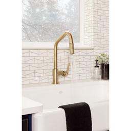 Litze Single Handle Angled Spout Pull Down Kitchen Faucet with Knurled Handle - Limited Lifetime Warranty - zdifixgvlrmkbxgb8js8_x500.jpg