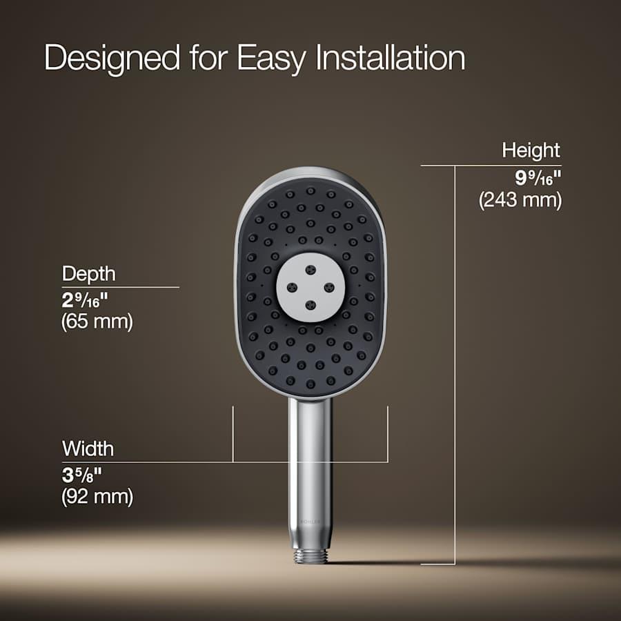 Statement 1.75 GPM Multi Function Hand Shower with MasterClean Sprayface and Katalyst Air Induction Technology - zdw8ftelgdkc0p0gztfp@2x.jpg