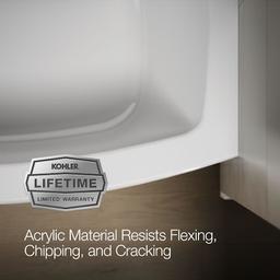 Expanse Bath Tub 60" x 30" - 36" Acrylic Soaking for Three Wall Alcove Installations with Integral Curved Apron and Left Drain - zedp2nlcp1rklgjoyadi@2x.jpg
