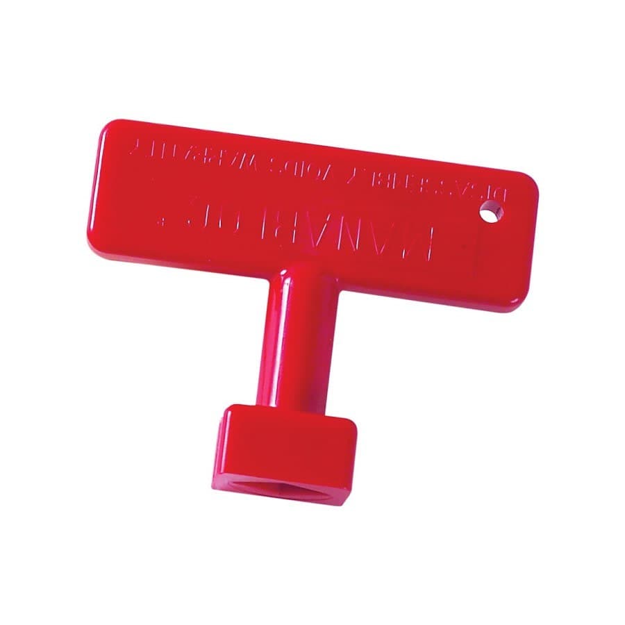 PureFlow® T-Handle Valve Key, For Use With ManaBloc, MiniBloc Fitting, Plastic