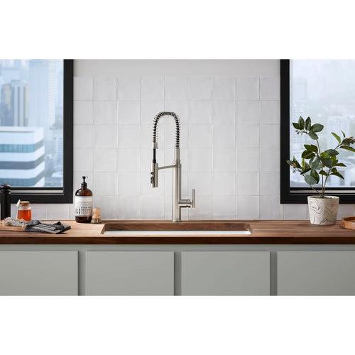 Purist 1.5 GPM Single Hole Pre-Rinse Kitchen Faucet with Sweep Spray, DockNetik, and MasterClean Technologies - zeozyjfefzh5o9siqv1v_x500.jpg